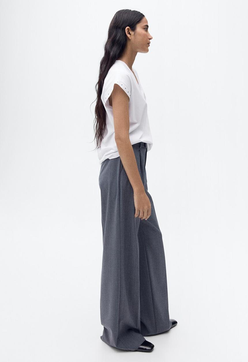 MANGO - T-Shirt Luna - White
