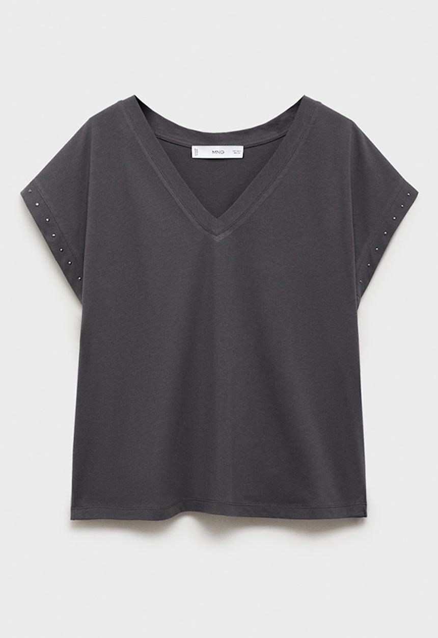 MANGO - T-Shirt Luna - Charcoal