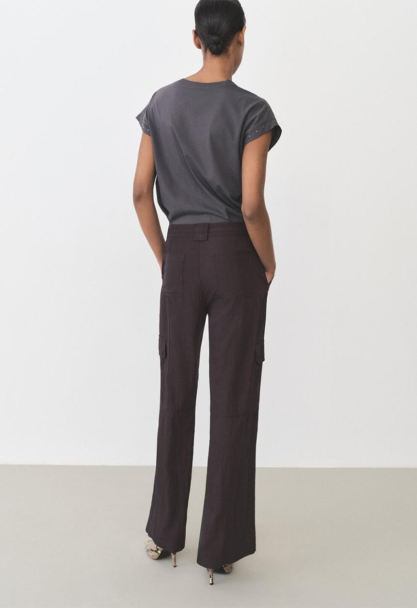 MANGO - T-Shirt Luna - Charcoal