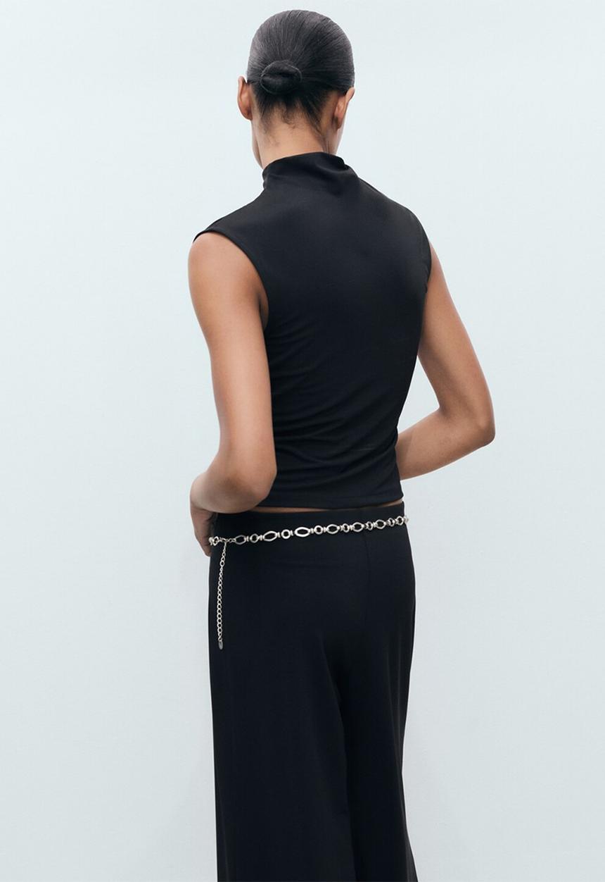 MANGO - Top Leo - Black