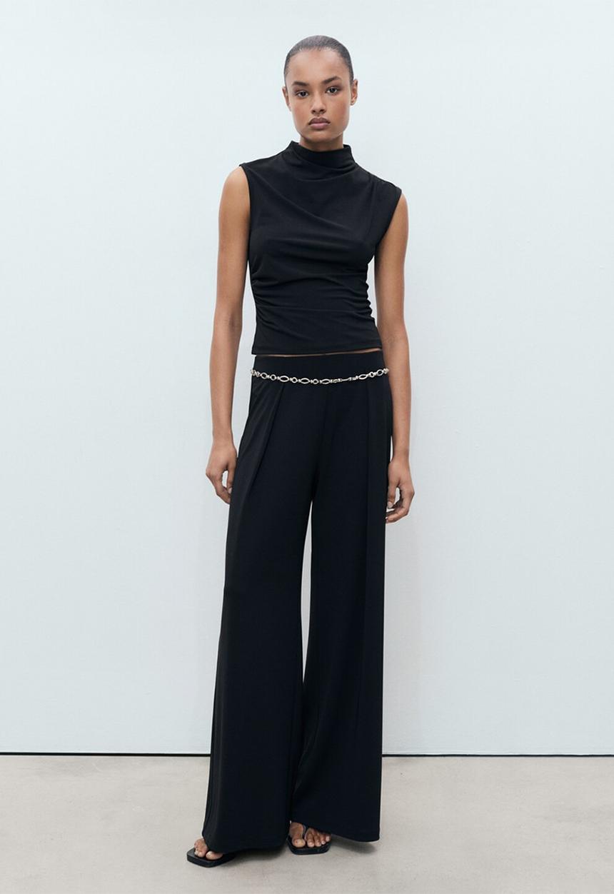 MANGO - Top Leo - Black