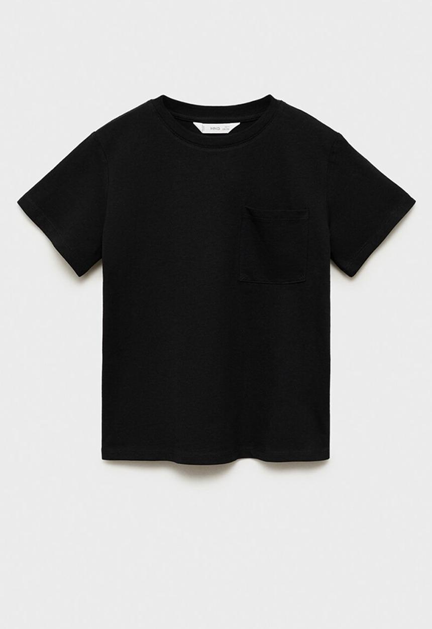 MANGO - T-shirt basica8 - black