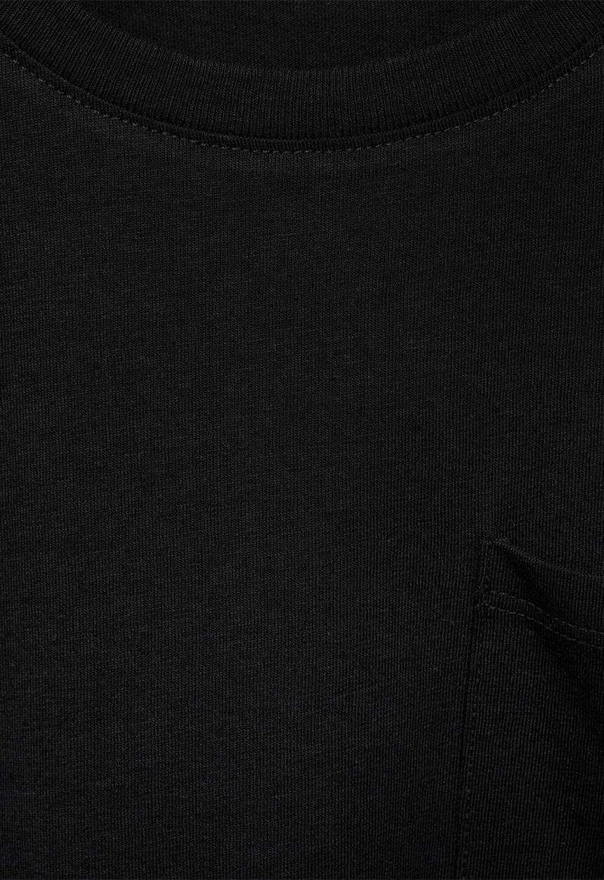 MANGO - T-shirt basica8 - black