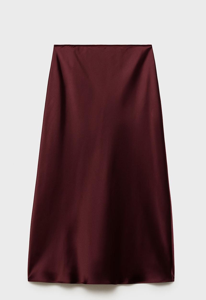 MANGO - Skirt Mia2 - Dark Red
