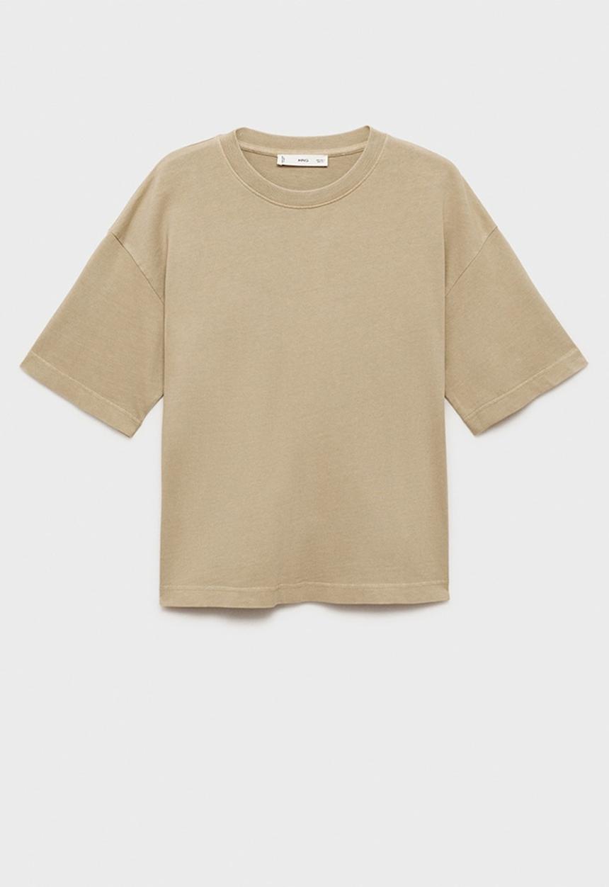 MANGO - T-Shirt Sita - Beige