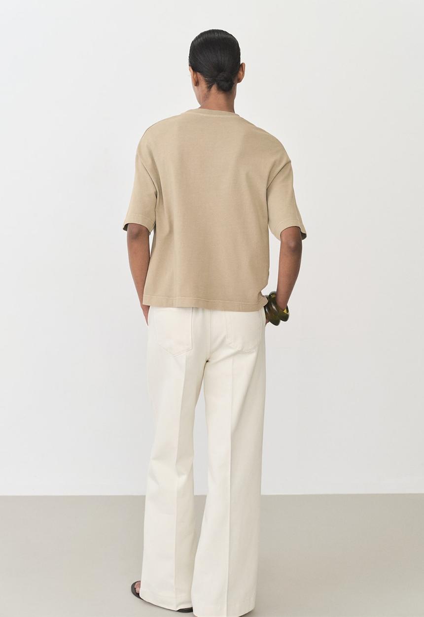 MANGO - T-Shirt Sita - Beige