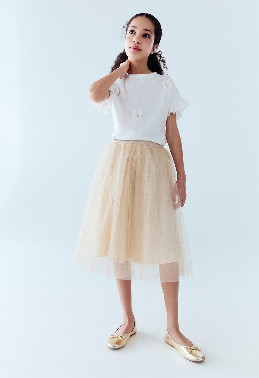 MANGO - Skirt queen - gold
