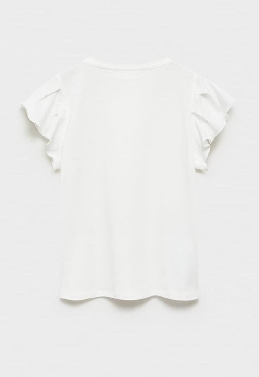 MANGO - T-shirt soft - natural