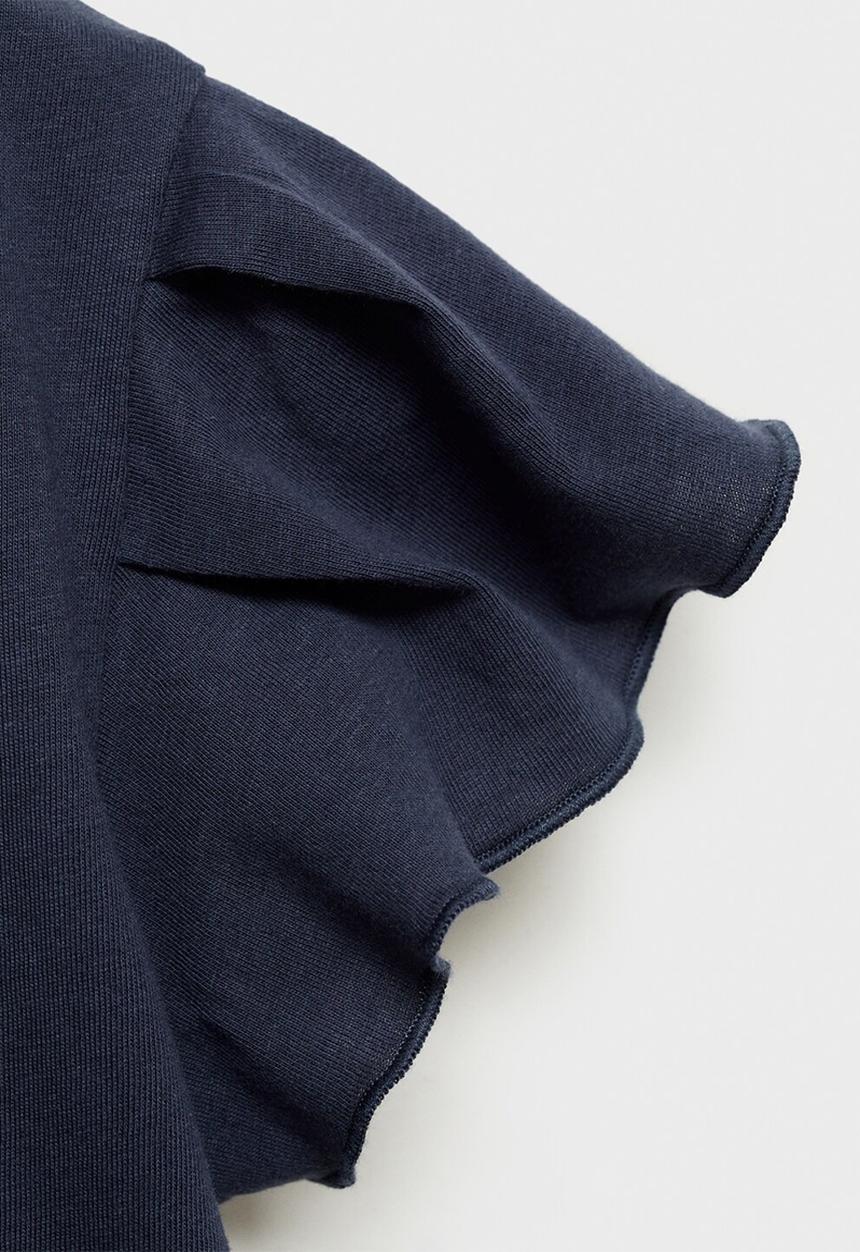 MANGO - T-shirt soft - navy