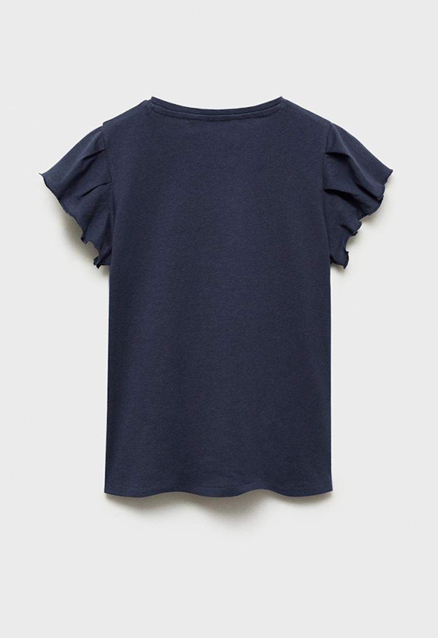 MANGO - T-shirt soft - navy
