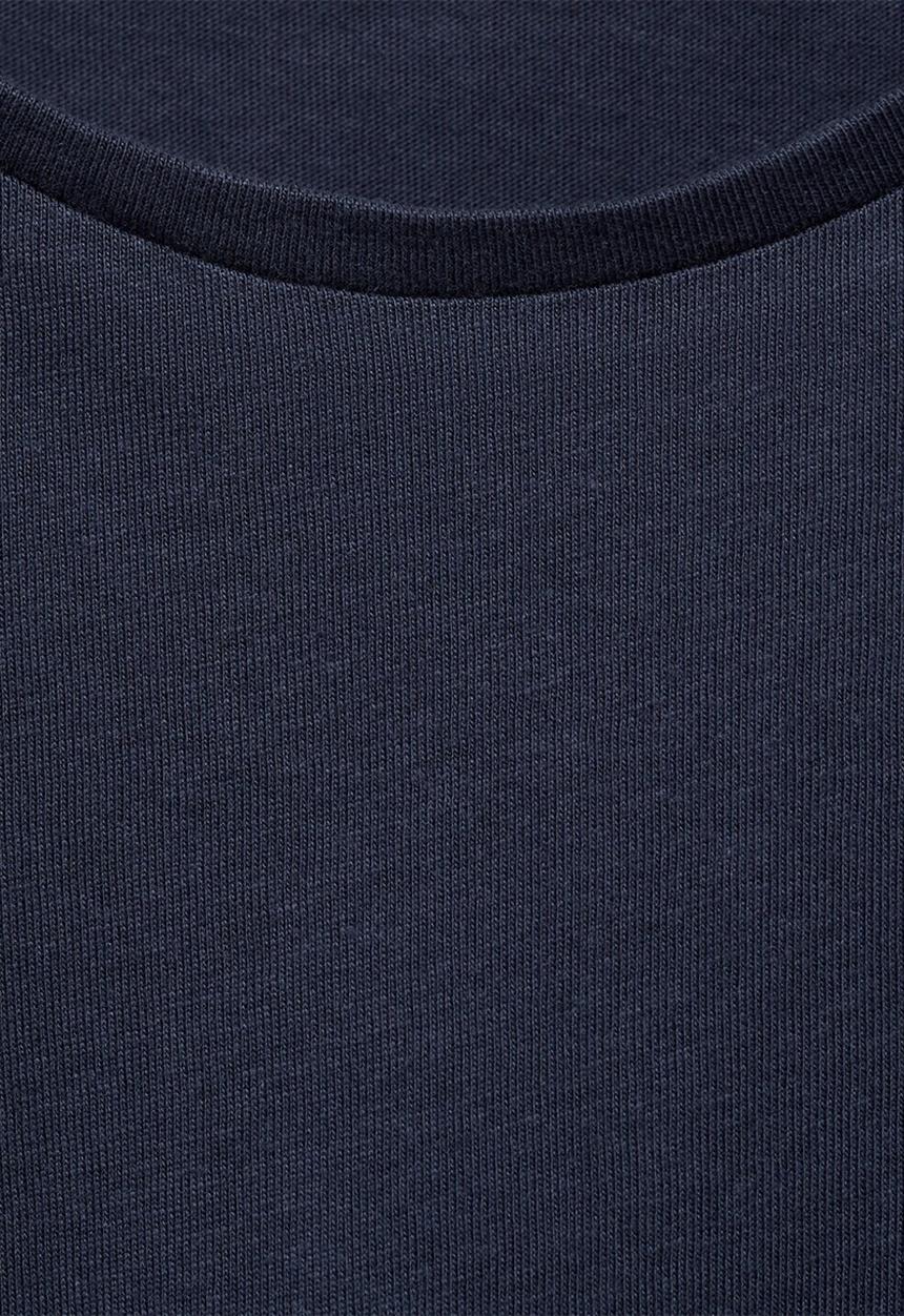 MANGO - T-shirt soft - navy