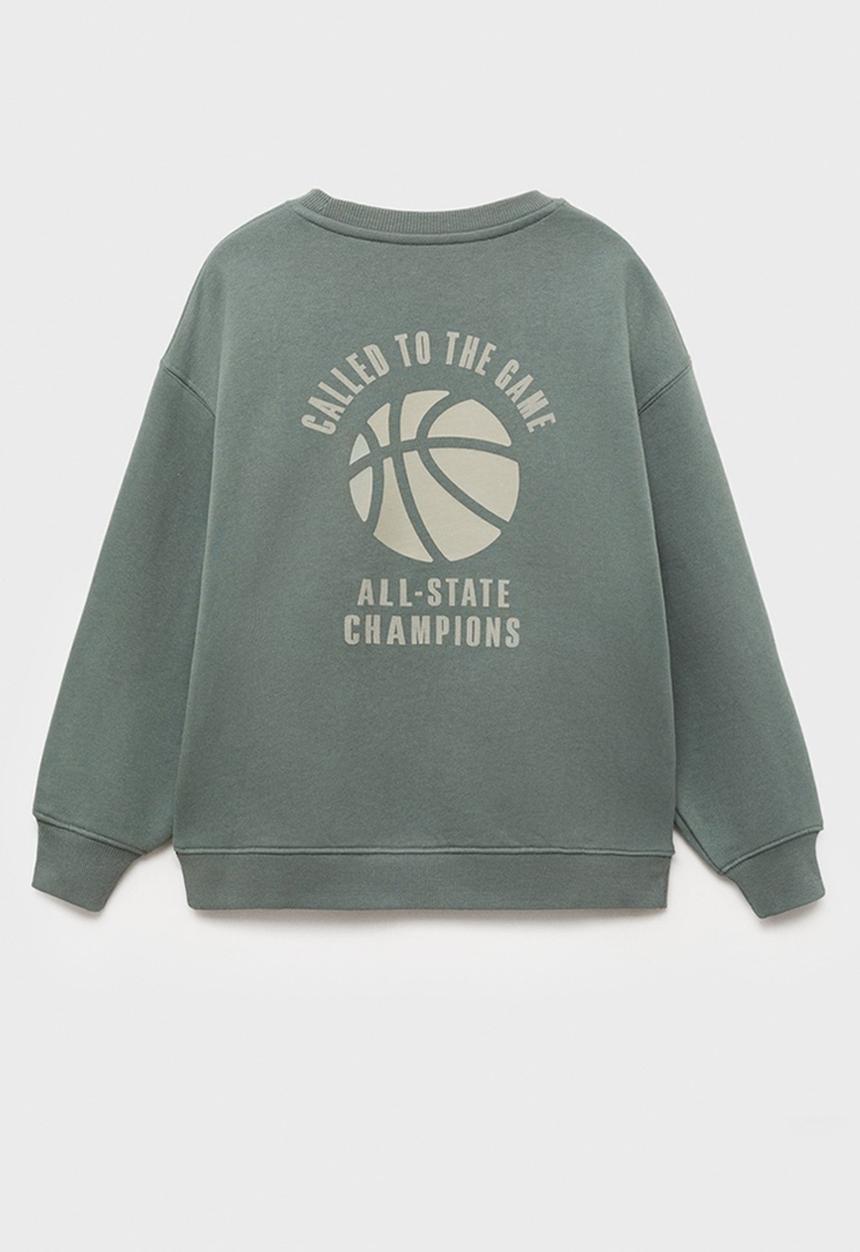MANGO - Sweatshirt shot - green