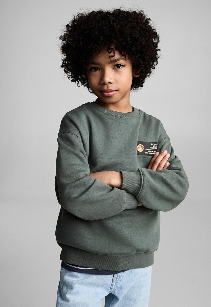 MANGO - Sweatshirt shot - green
