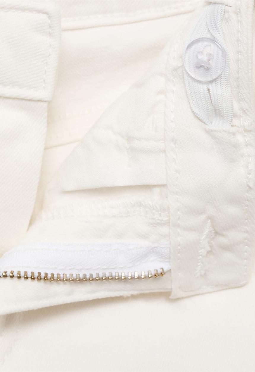 MANGO - Shorts chip - white