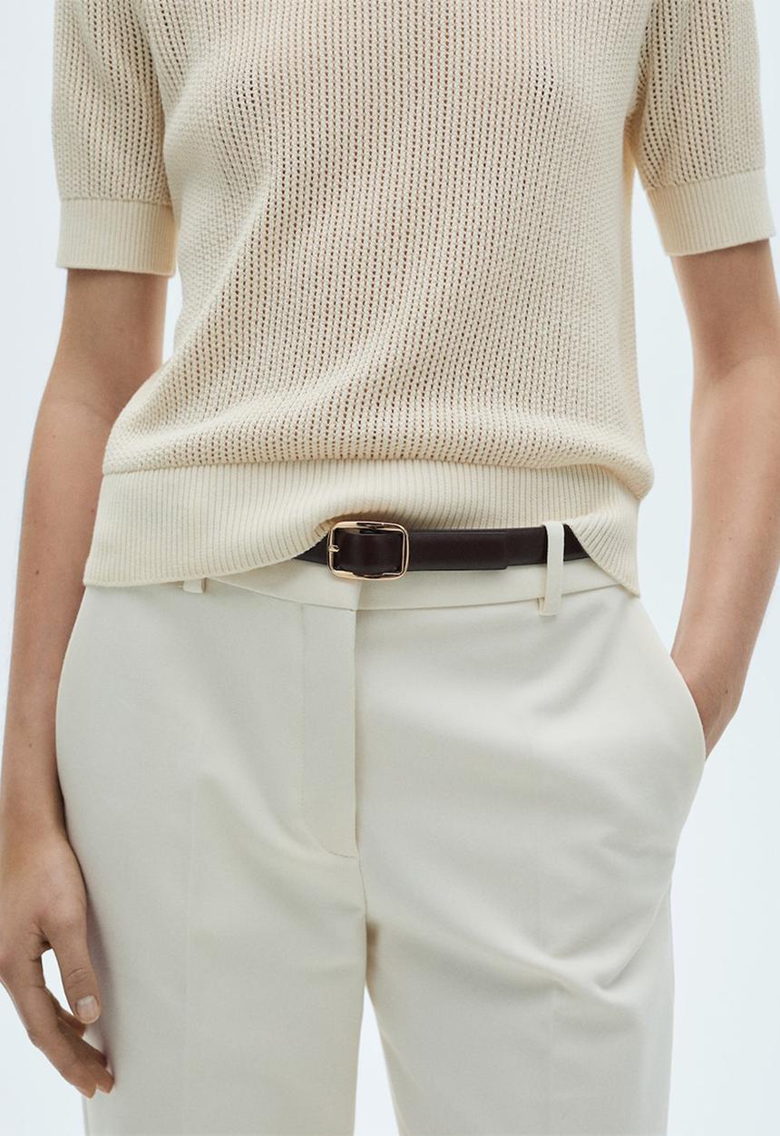 MANGO - Sweater Peras - Light Beige