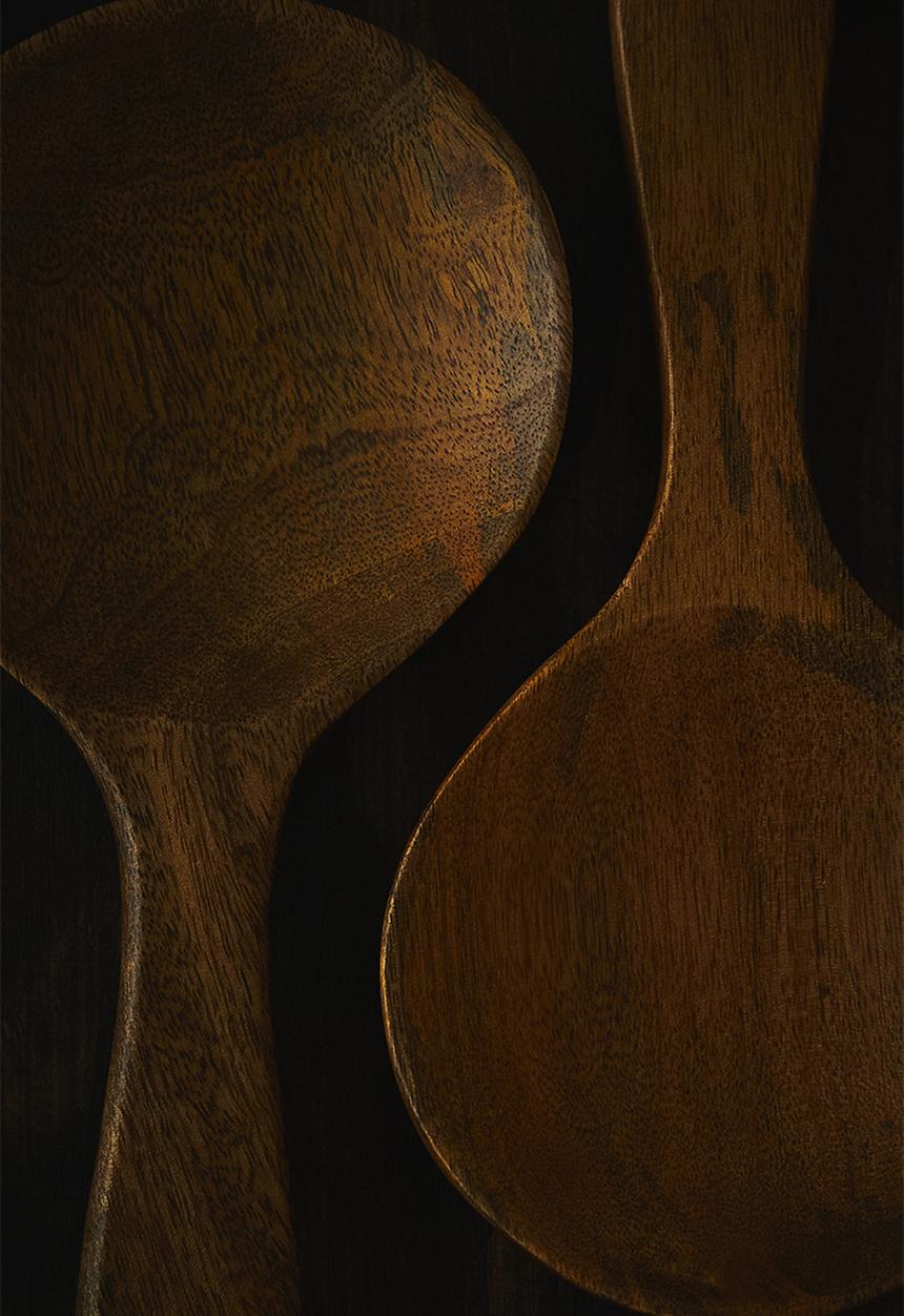 H&M - Mango wood spoon - brown
