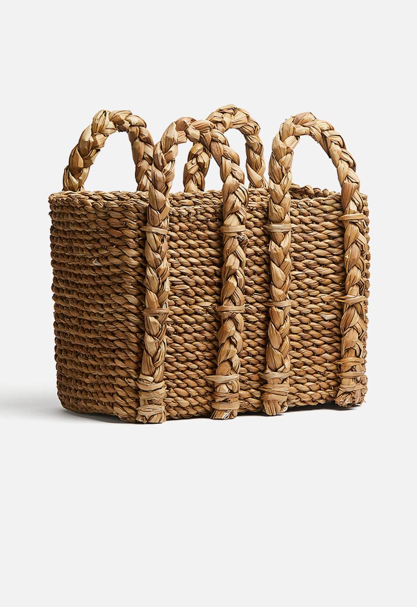 H&M - Seagrass storage basket - beige