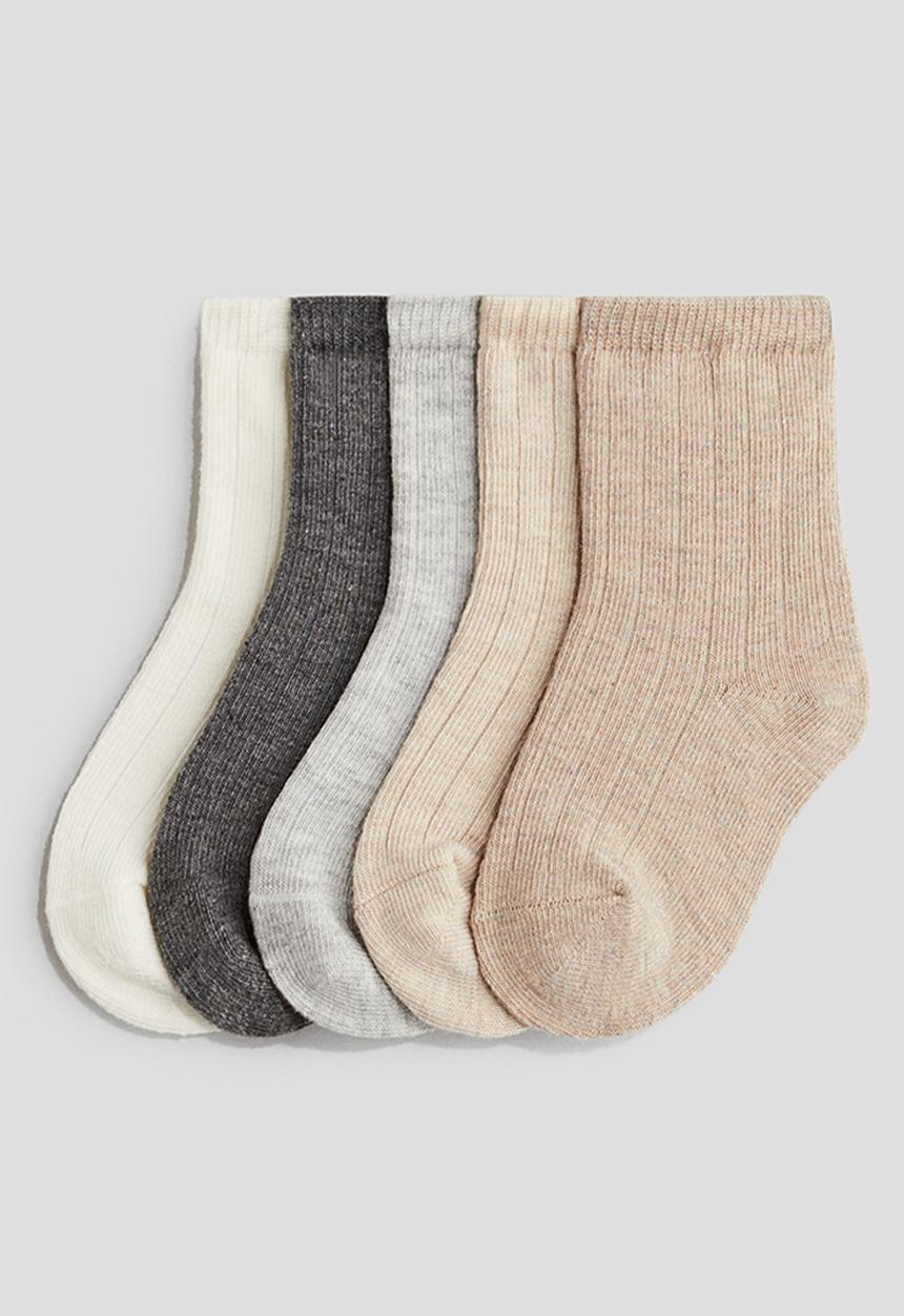 H&M - 5-Pack knitted socks - multi 