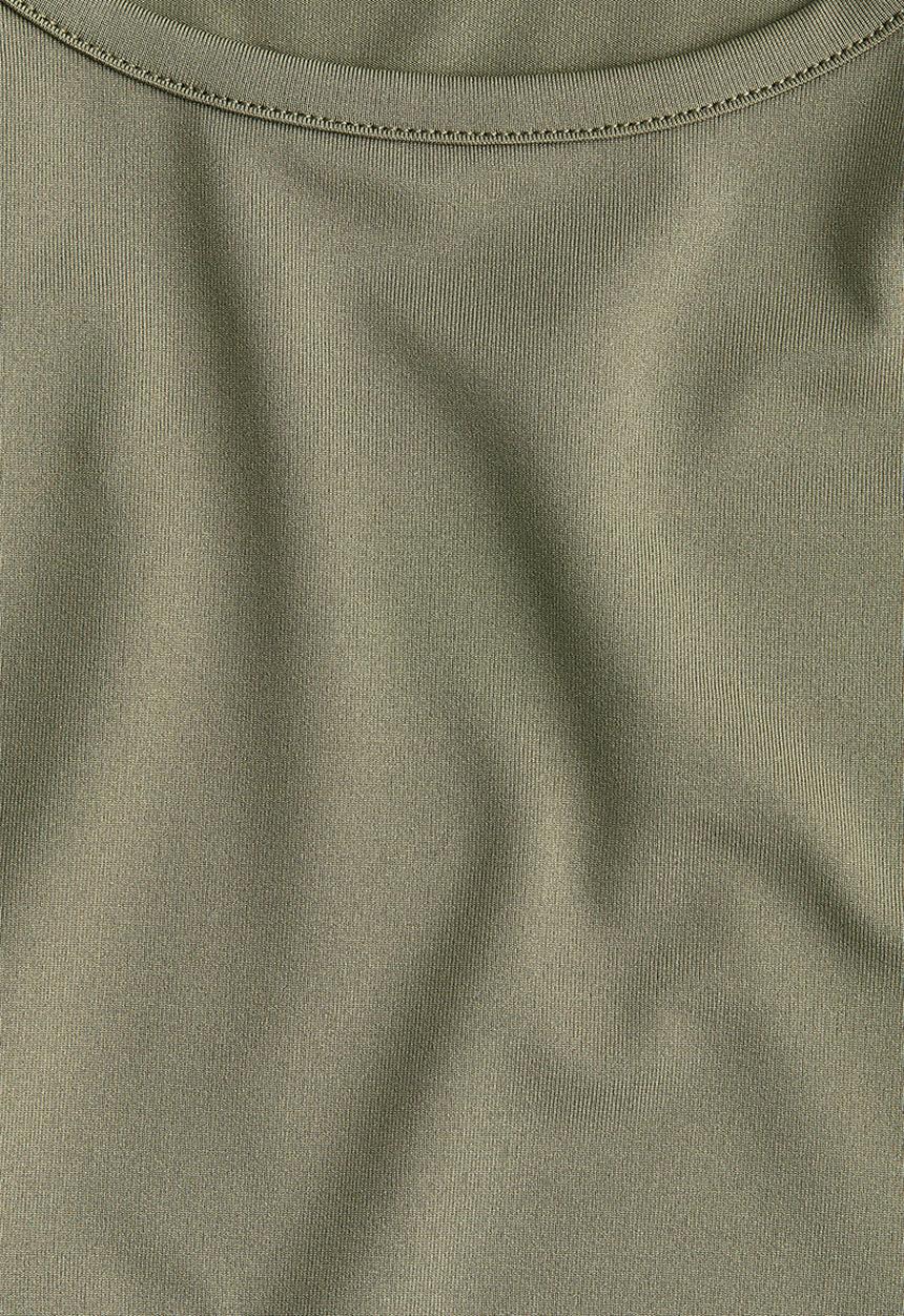 H&M - Fitted t-shirt - khaki green