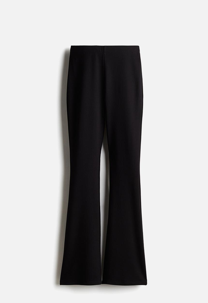 H&M - Flared leggings - black
