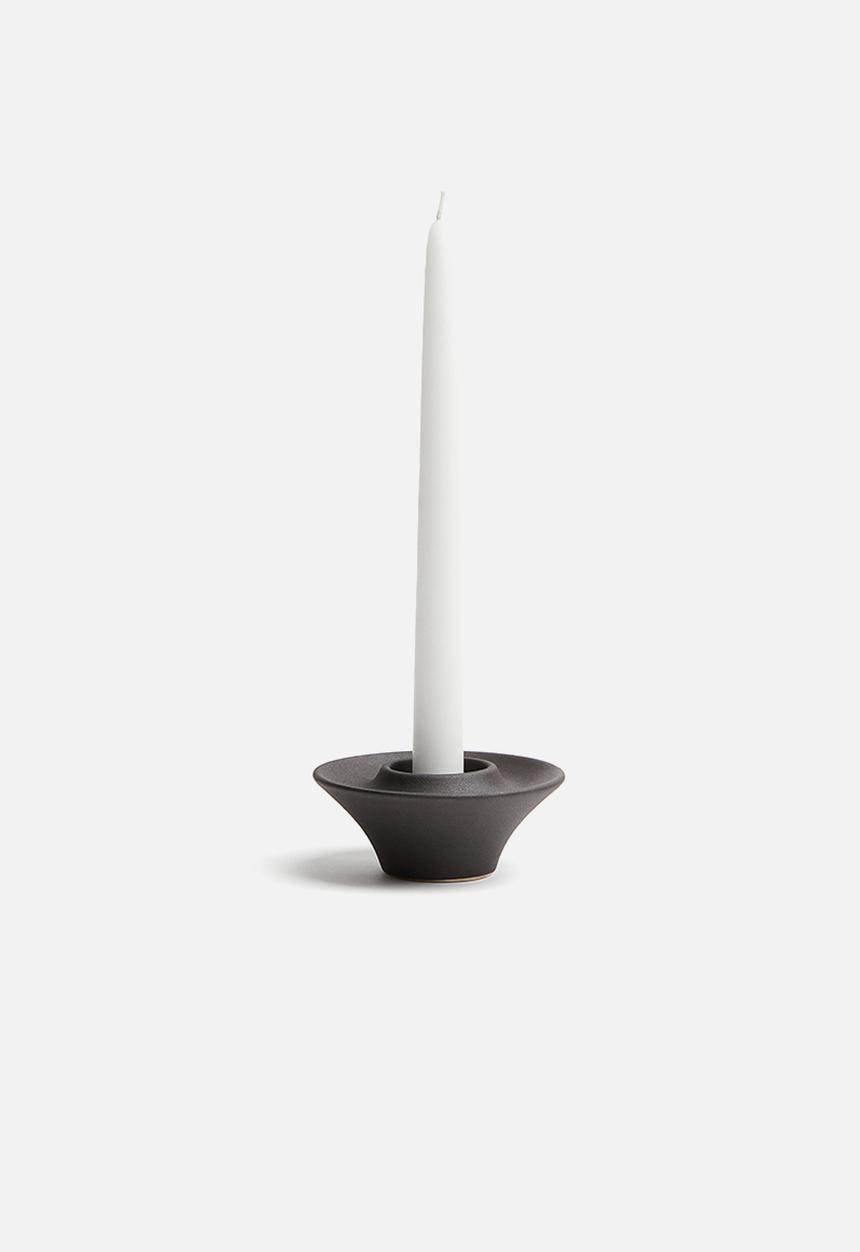 H&M - Stoneware tealight holder - dark brown