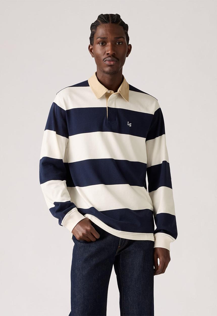 UNION RUGBY RACKET STRIPE NAVY BLAZER ST