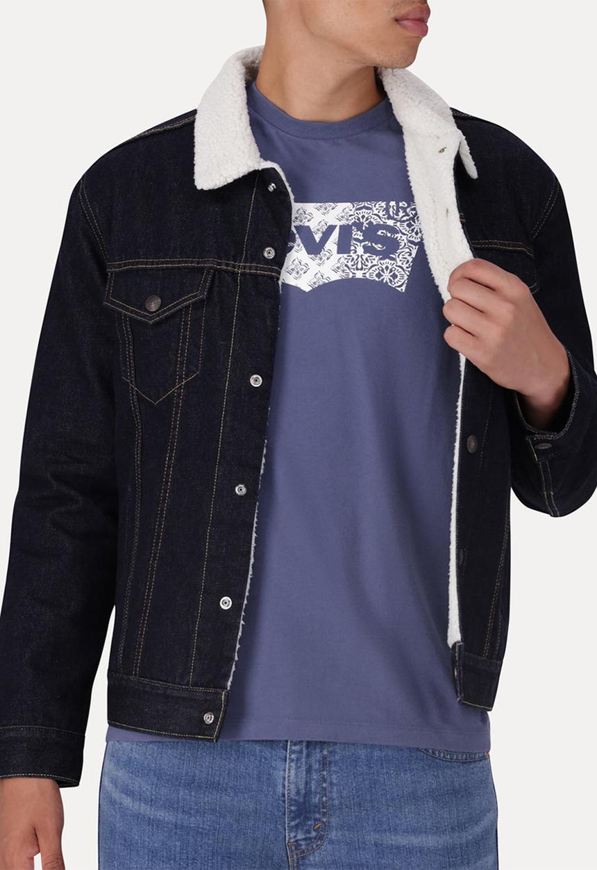 Levi’s® - TYPE 3 SHERPA TRUCKER ZA JUNIPER RINSE