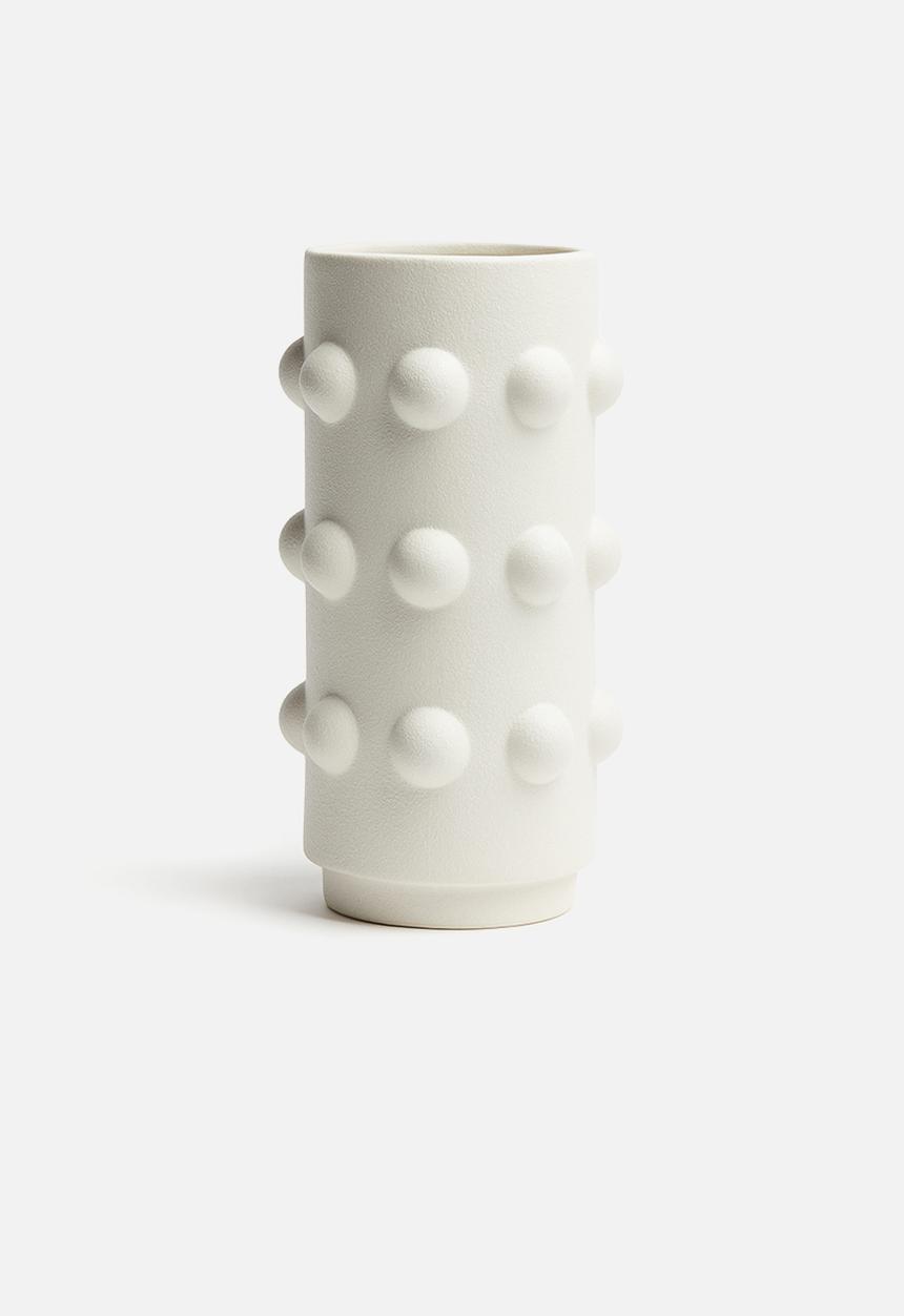 H&M - Stoneware vase - white