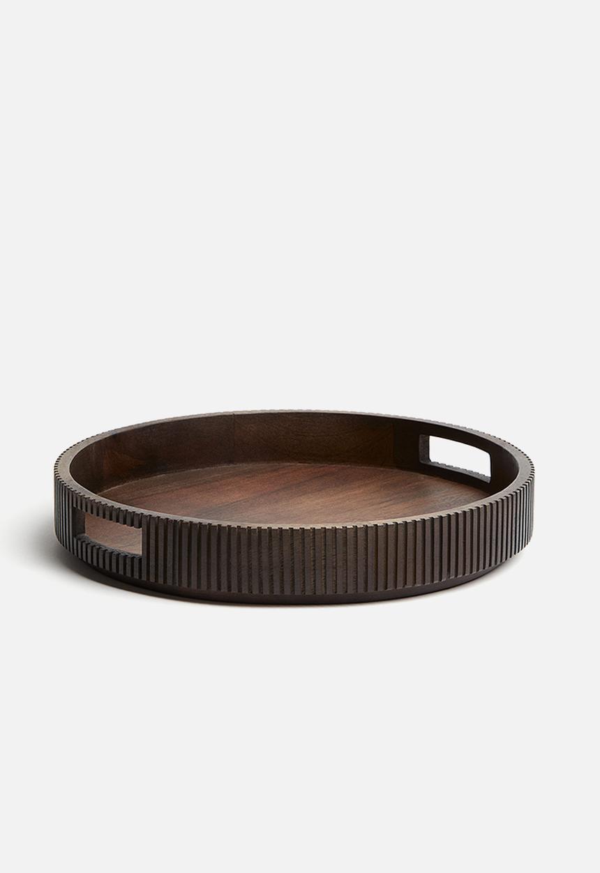 H&M - Wooden tray - dark brown