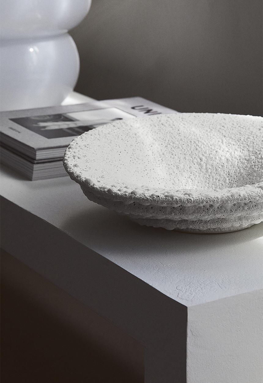 H&M - Large stoneware bowl - white