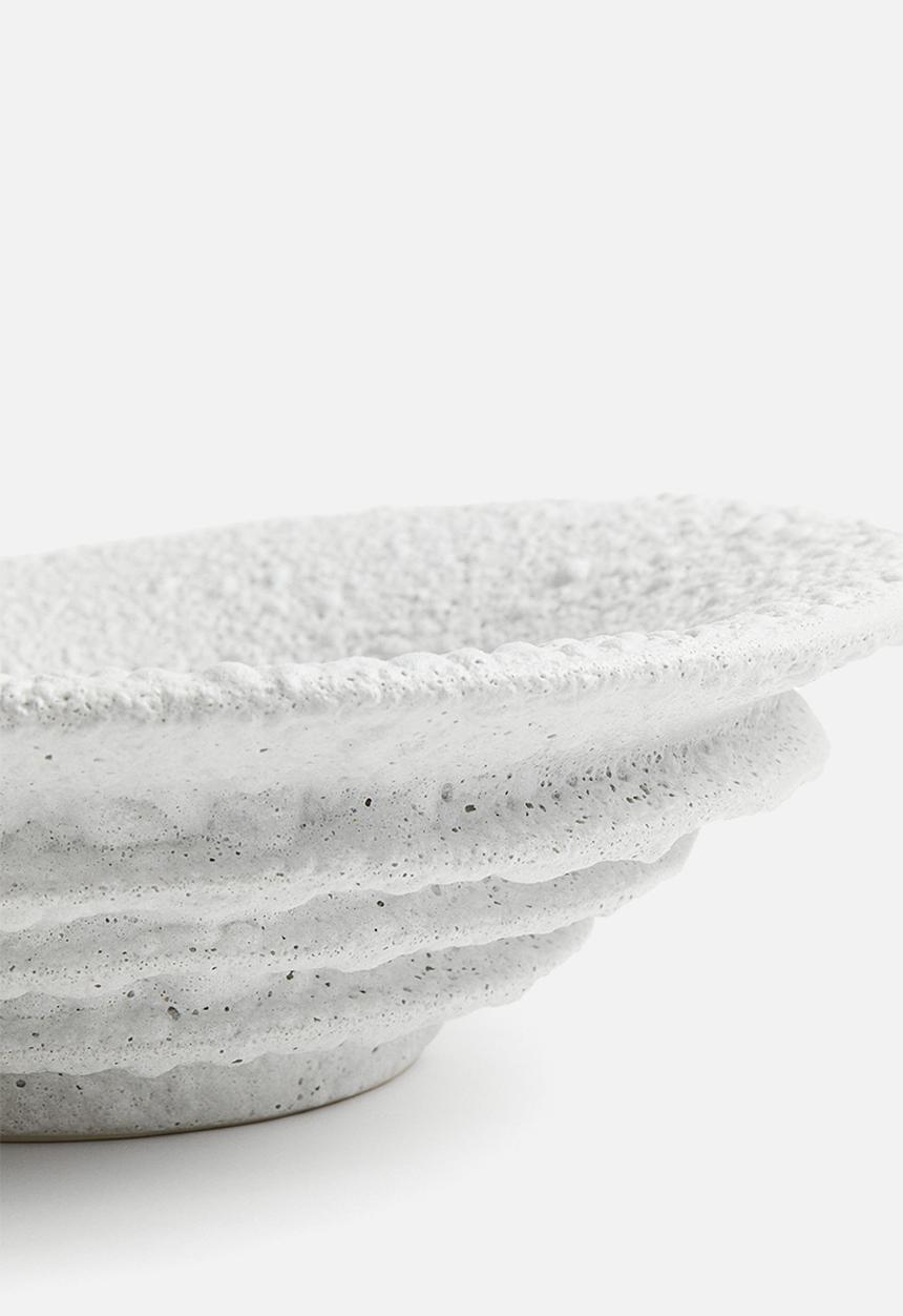 H&M - Large stoneware bowl - white