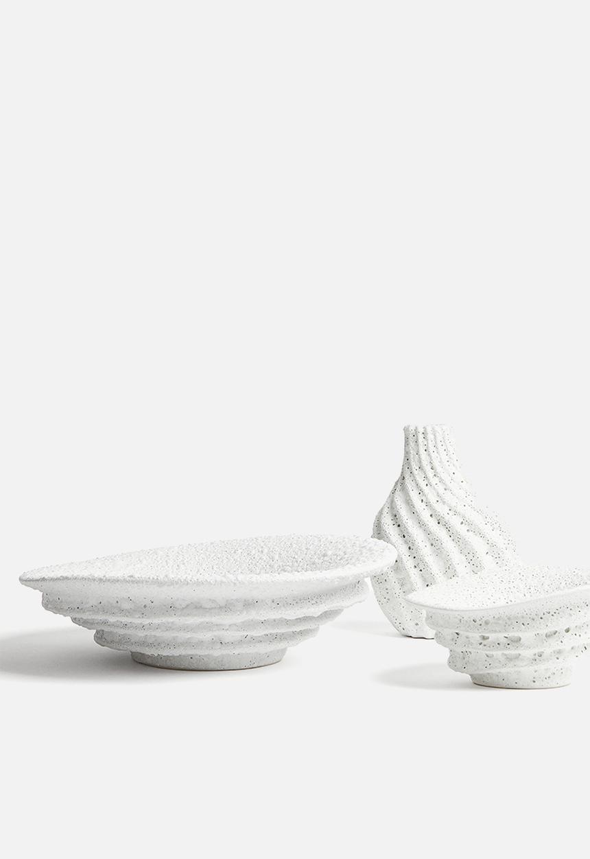 H&M - Large stoneware bowl - white