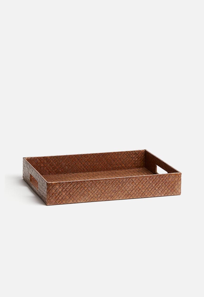 H&M - Braided tray - beige