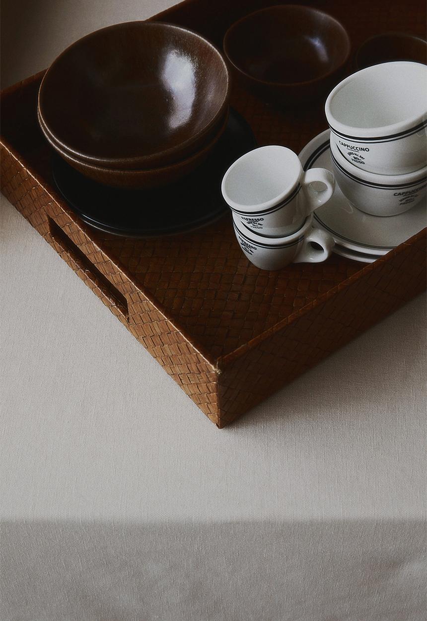 H&M - Braided tray - beige