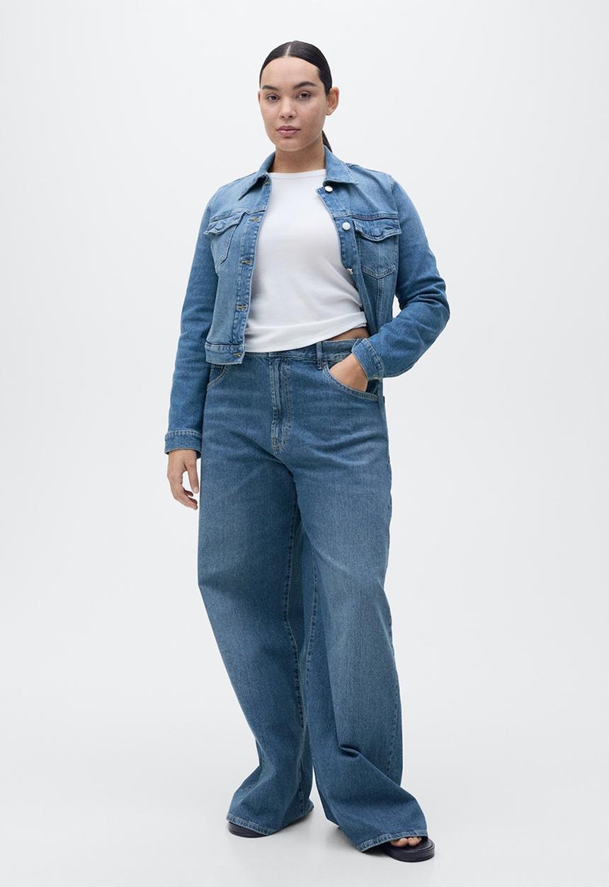 MANGO - Jeans Elise - Open Blue