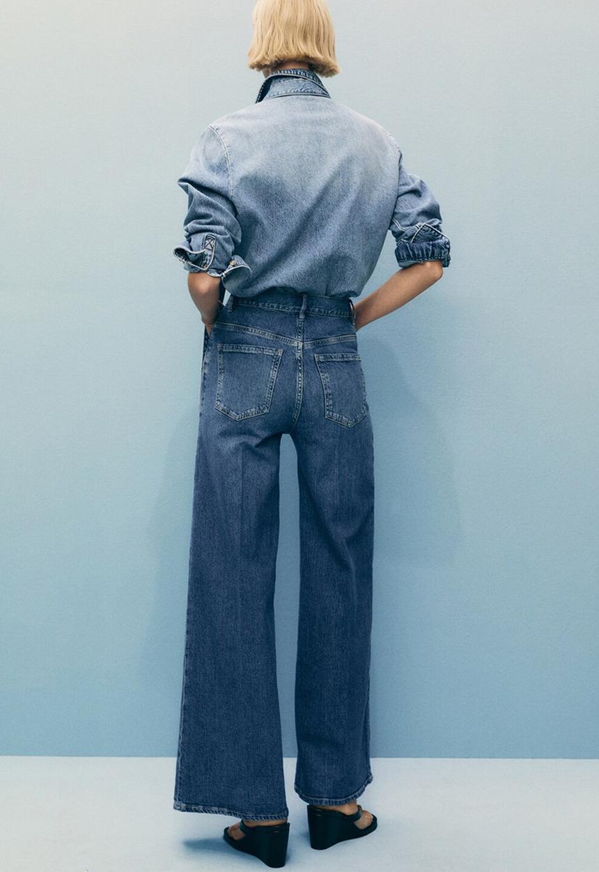 MANGO - Jeans Elise - Open Blue