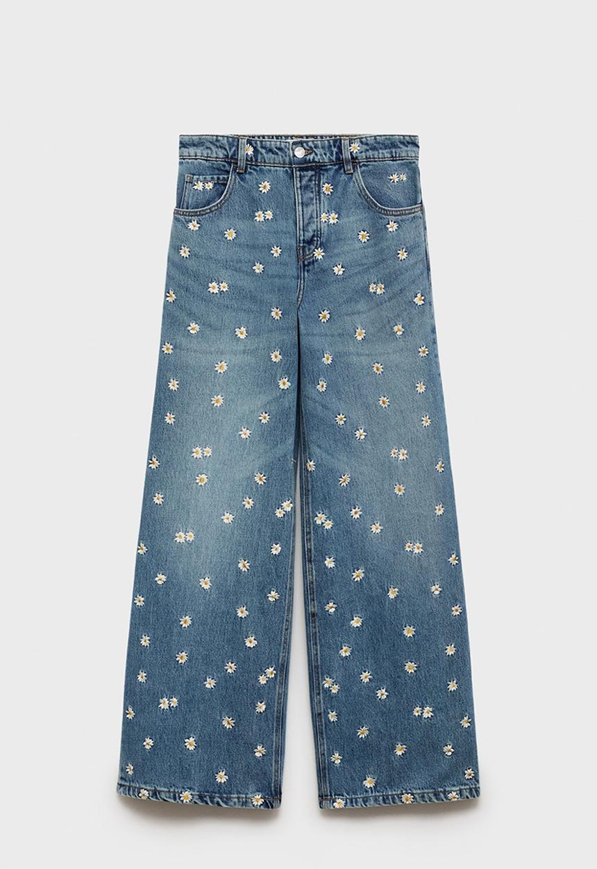 MANGO - Jeans Massy -  Open Blue