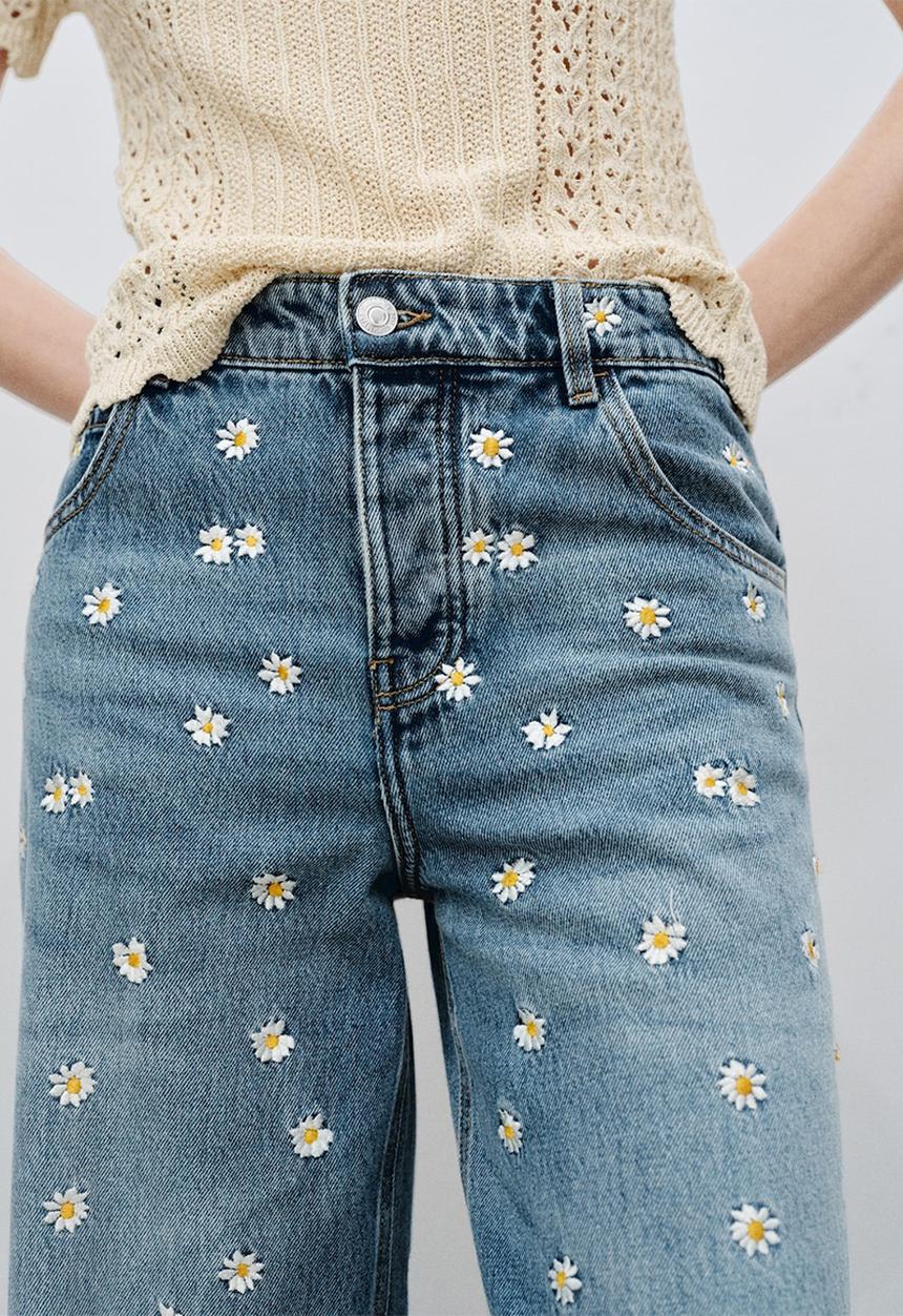 MANGO - Jeans Massy -  Open Blue