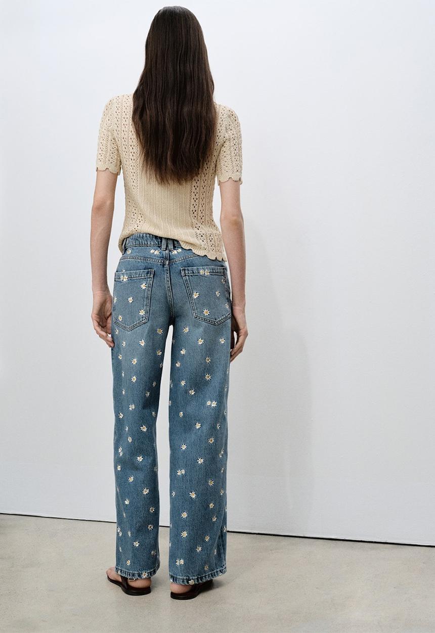 MANGO - Jeans Massy -  Open Blue