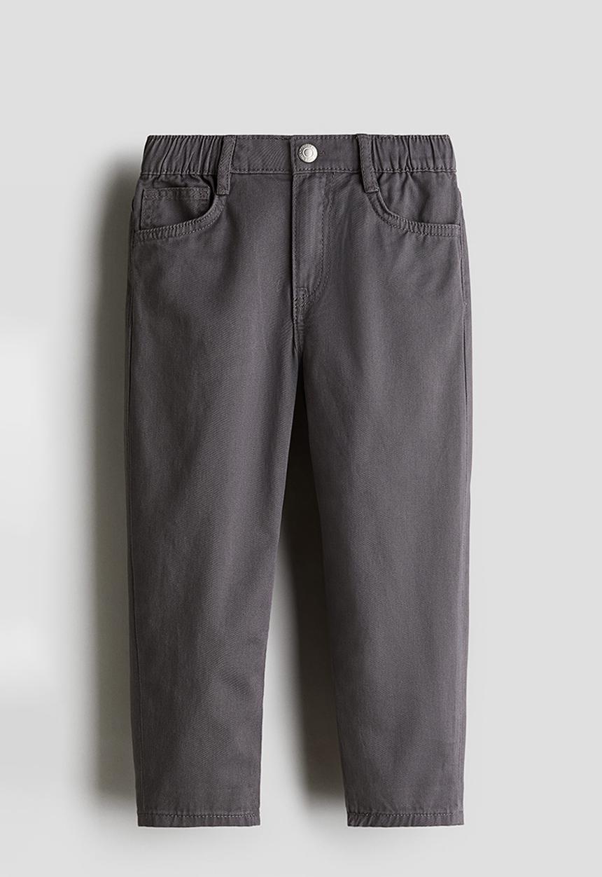 H&M - Loose fit twill trousers - dark grey