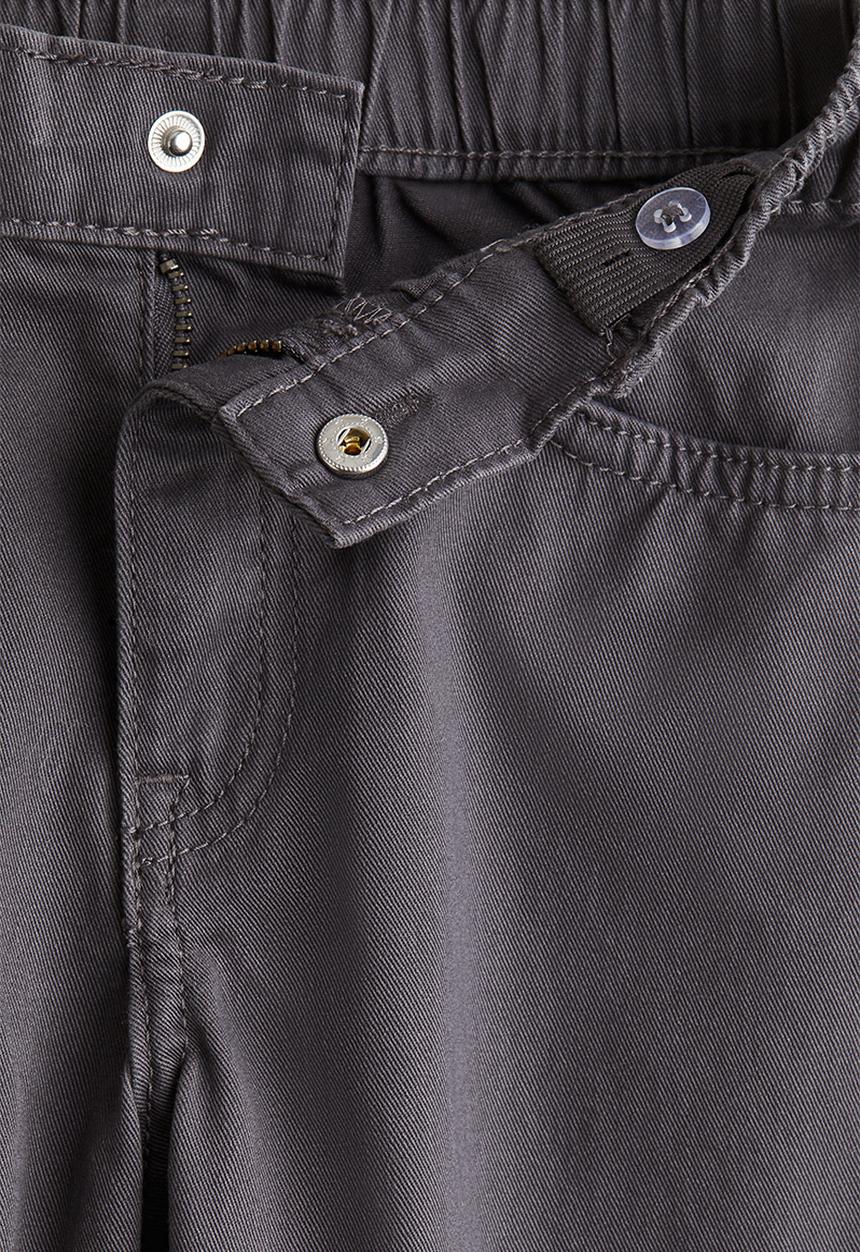 H&M - Loose fit twill trousers - dark grey
