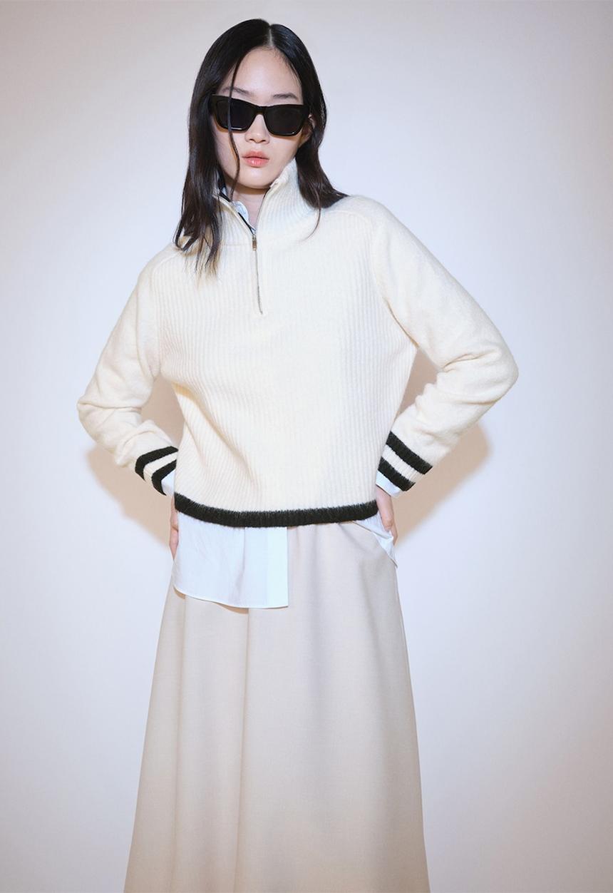 MANGO - Sweater Taldepor - White