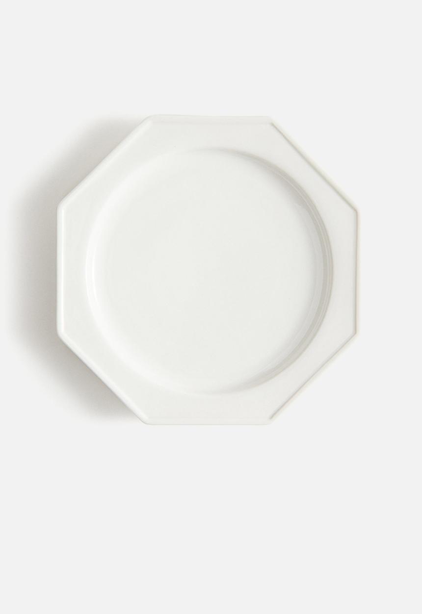 H&M - Porcelain plate - white