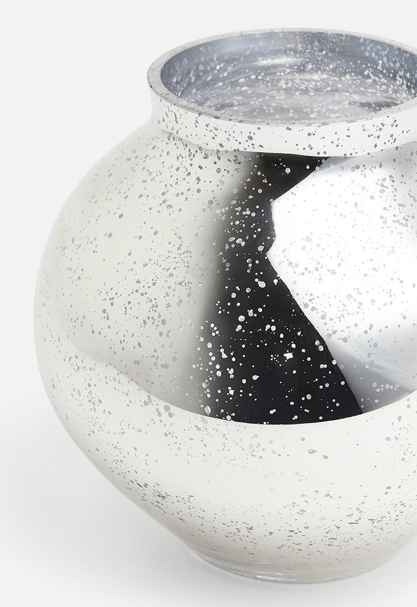 H&M - Glass vase -  gold-coloured/silver-coloured