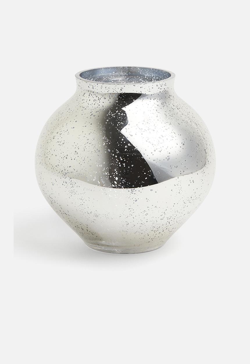 H&M - Glass vase -  gold-coloured/silver-coloured