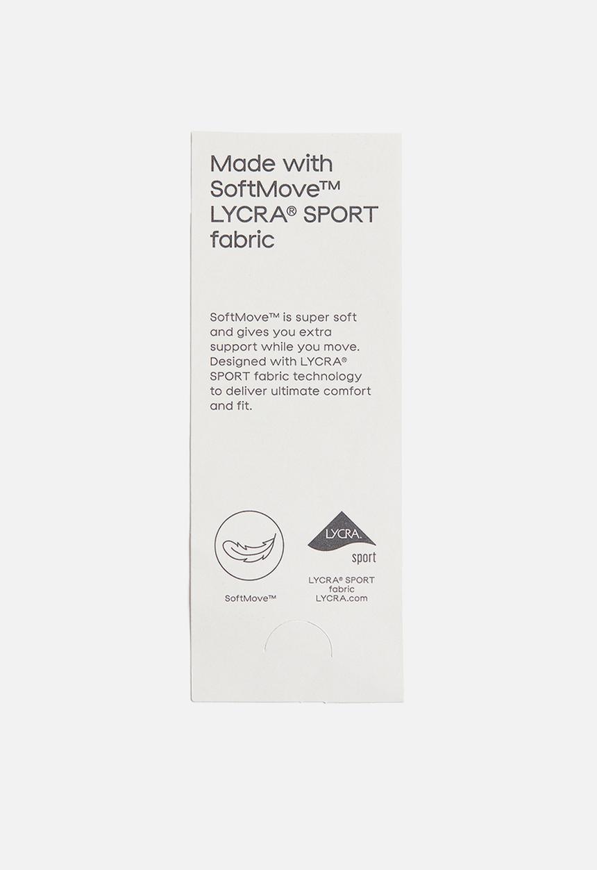 H&M - Light support sports bra with softmove™ lycra® - white