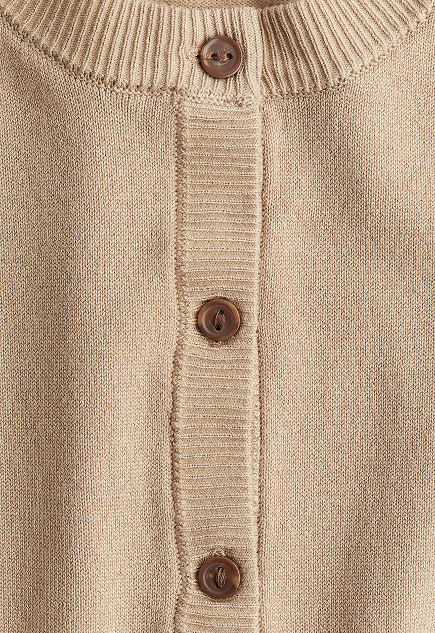 H&M - Short-sleeved cardigan - beige