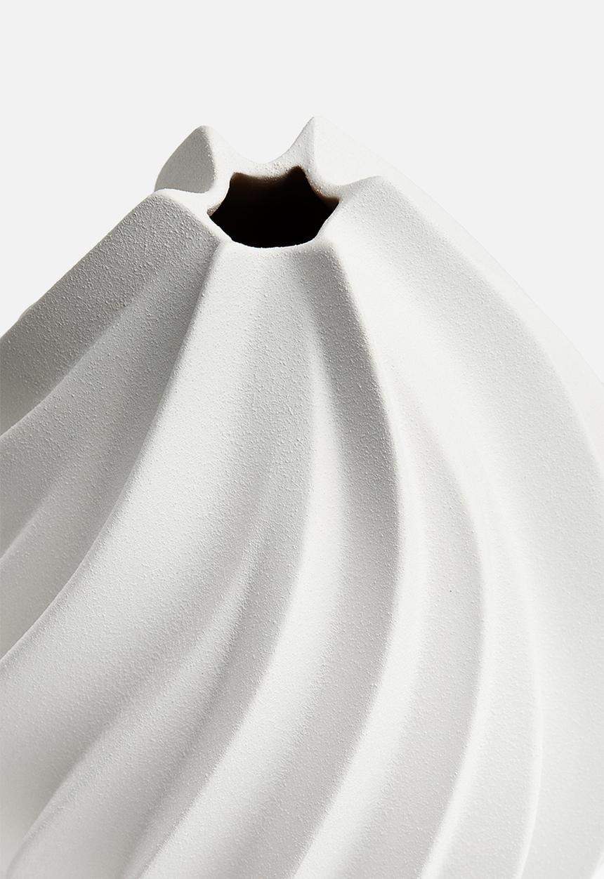 H&M - Large stoneware vase - white