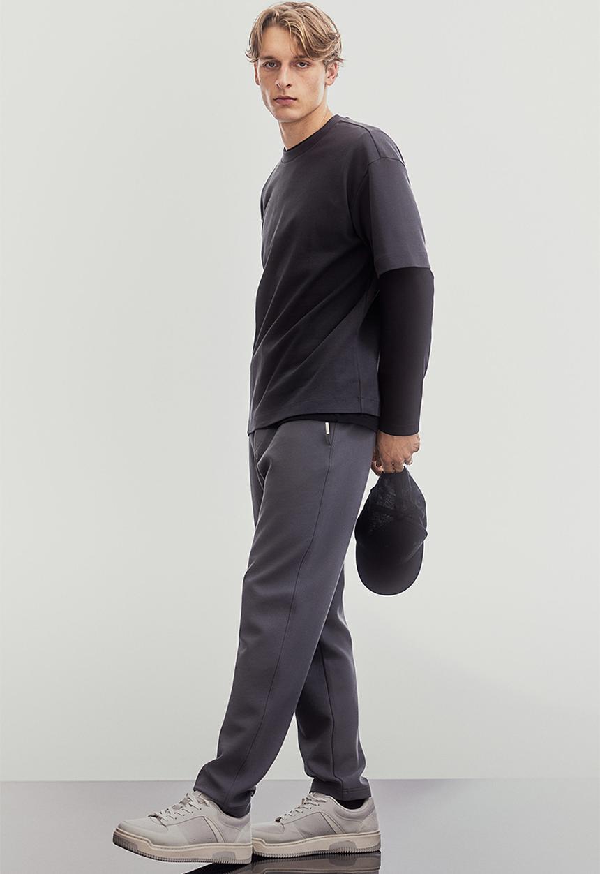 H&M - Loose fit t-shirt - dark grey