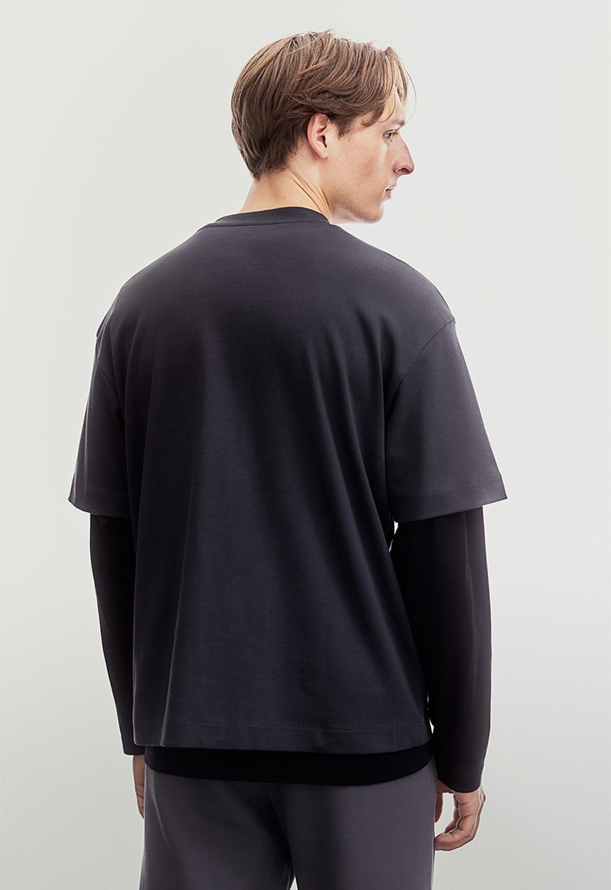 H&M - Loose fit t-shirt - dark grey